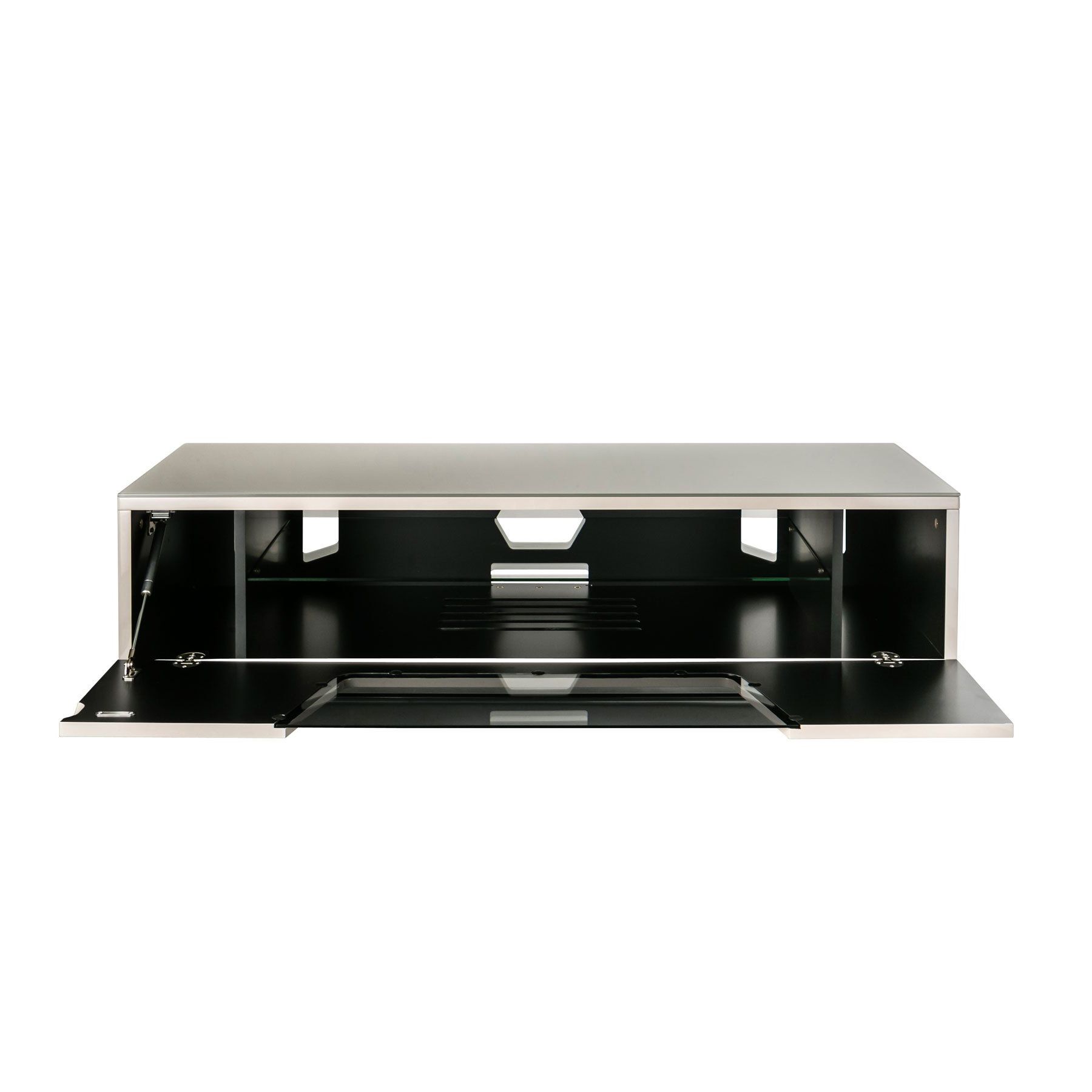 Alphason Chromium 2 120cm Ivory Tv Stand For Up To 60" Tvs Regarding Chromium Tv Stands (Gallery 15 of 20)