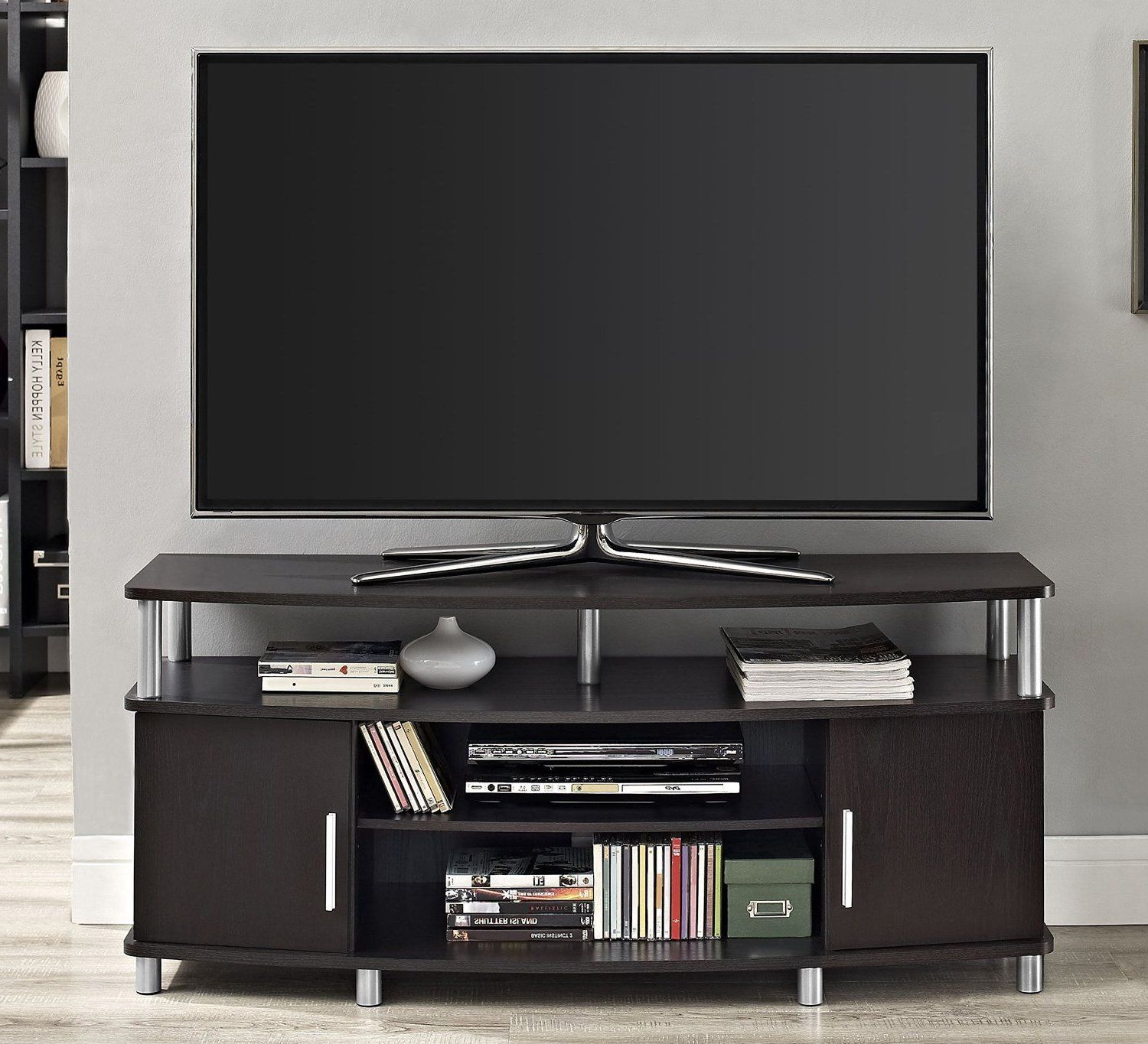 Amazon: Altra Furniture Carson Tv Stand, For Tv's Up Inside Tv Stands For Tvs Up To 50" (View 3 of 20)