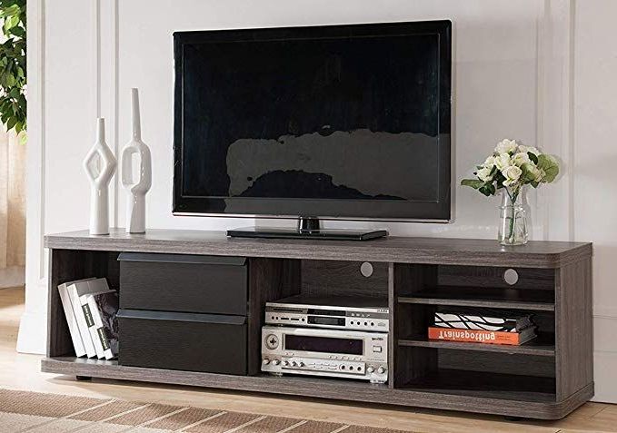 Amazon: Smart Home Nubila 70 Inch Tv Stand Media Inside Kinsella Tv Stands For Tvs Up To 70" (View 9 of 20)