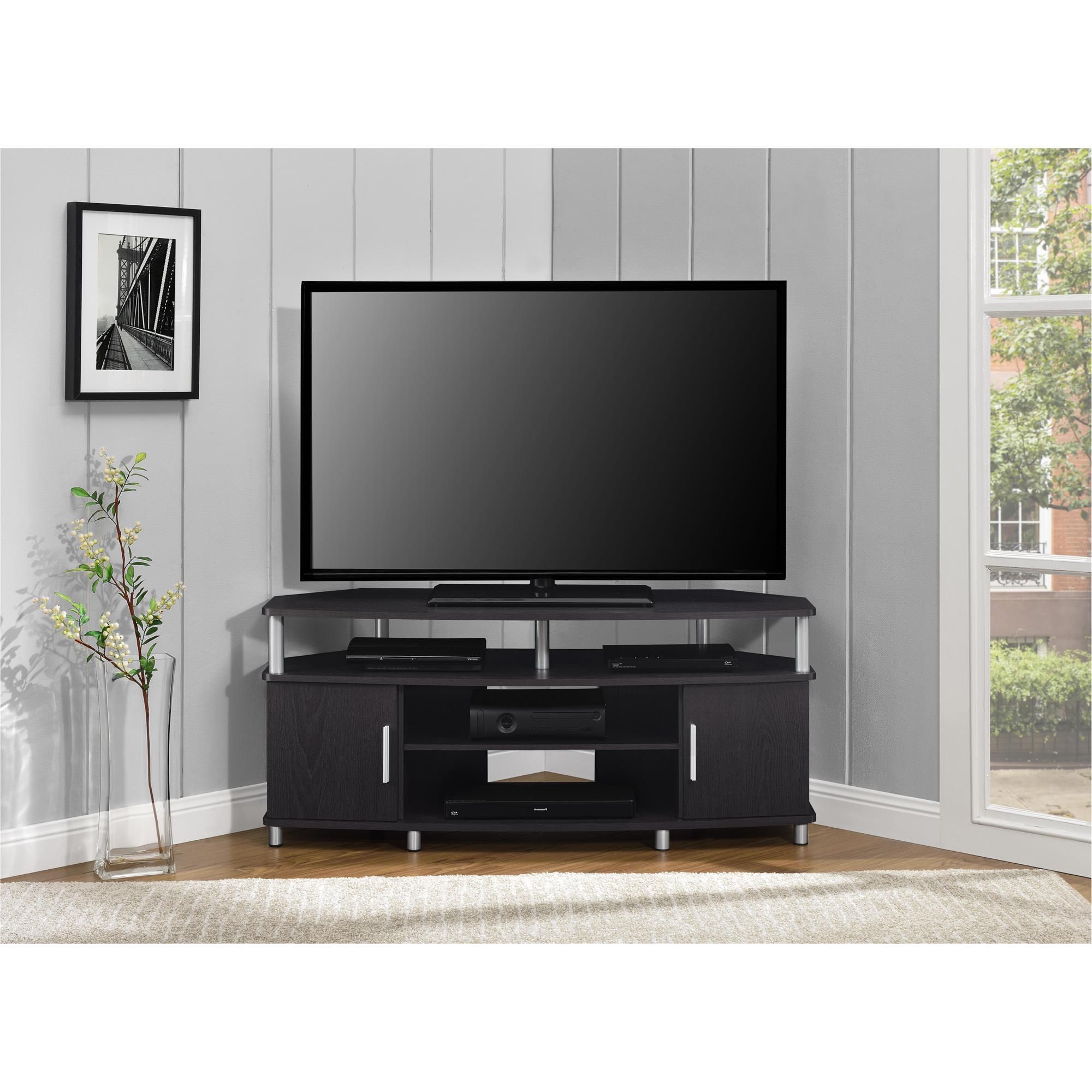 Ameriwood Home Carson Corner Tv Stand For Tvs Up To 50 Within Tv Stands For Tvs Up To 50&quot; (View 4 of 20)
