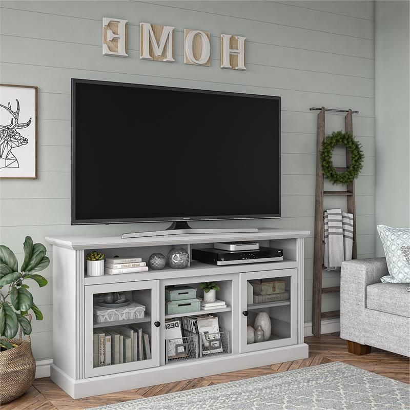 Ameriwood Home Chicago Tv Stand For Tvs Up To 65" In Dove Intended For Karon Tv Stands For Tvs Up To 65" (View 6 of 20)