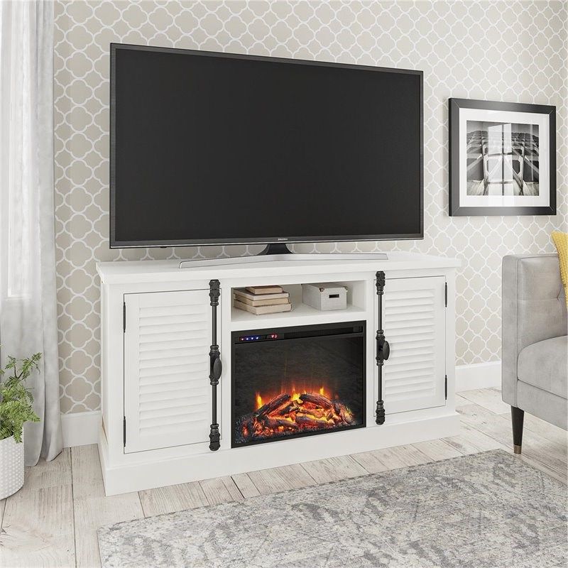 Ameriwood Home Sienna Park Fireplace Tv Stand Up To 65" In In Wolla Tv Stands For Tvs Up To 65&quot; (Gallery 19 of 20)