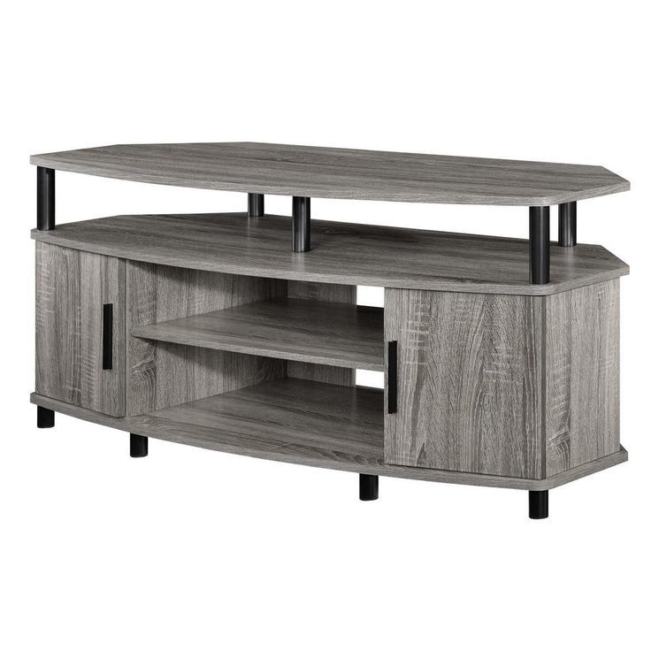 Ameriwood Home Windsor Sonoma Oak 50 In. Tv Stand Hd18521 Within Ameriwood Home Rhea Tv Stands For Tvs Up To 70&quot; In Black Oak (Gallery 18 of 20)