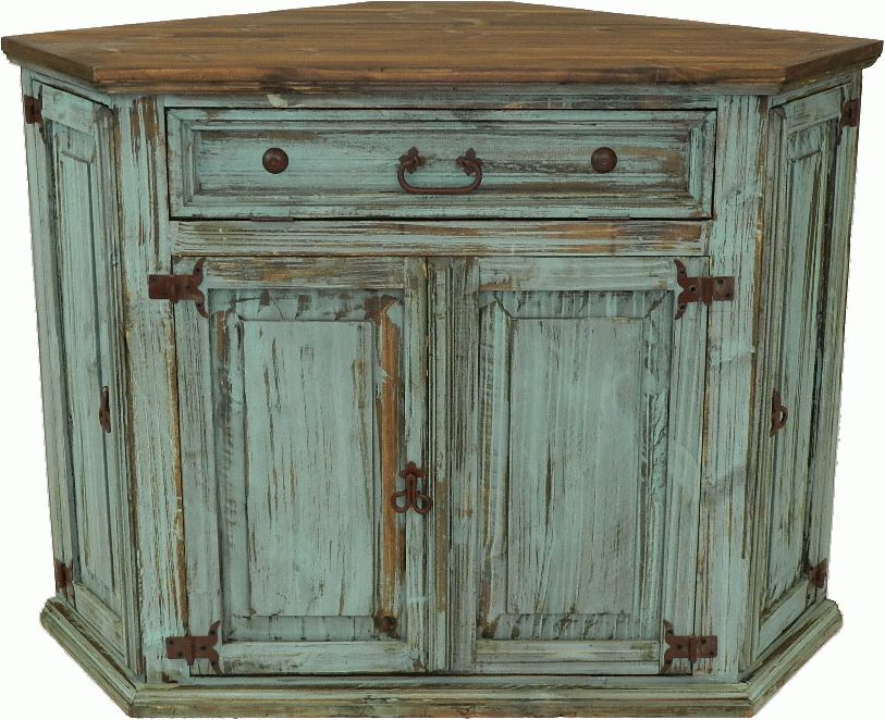 Antique Turquoise Corner Tv Stand, Turquoise Corner Tv Stand Inside Rustic Country Tv Stands In Weathered Pine Finish (Gallery 20 of 20)