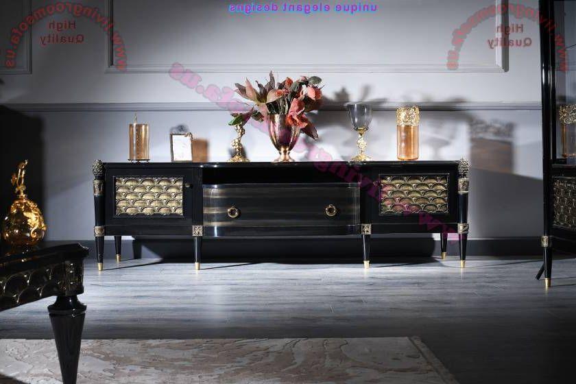 Art Deco Luxury Tv Stand Mixing Traditional And Modern Intended For Deco Wide Tv Stands (View 16 of 20)