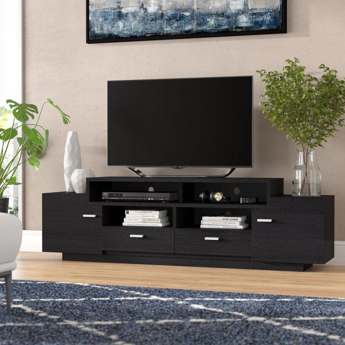 Aston Tv Stand For Tvs Up To 75" In 2020 | Living Room Tv Regarding Corner Tv Stands For Tvs Up To 43&quot; Black (Gallery 19 of 20)