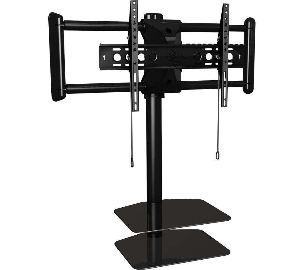 Avf Cornermount Zsl5502 Tv Stand With Bracket – Black Throughout Tv Stands Fwith Tv Mount Silver/black (Gallery 10 of 20)