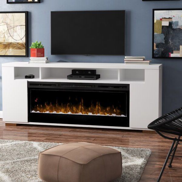 Barnett Tv Stand For Tvs Up To 85" With Fireplace Included Regarding Lorraine Tv Stands For Tvs Up To 60&quot; With Fireplace Included (View 12 of 20)