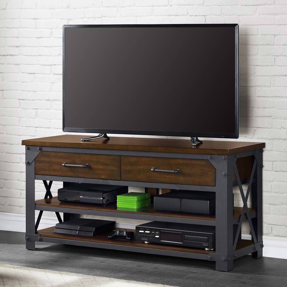 Bayside Furnishings Logan 3 In 1 Tv Stand For Tvs Up To 65 Regarding Logan Tv Stands (View 5 of 20)
