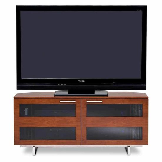 Bdi Avion 8925 Corner Tv Stand Up To 60" Tvs In Natural Inside Corner Tv Stands For Tvs Up To 60&quot; (Gallery 20 of 20)