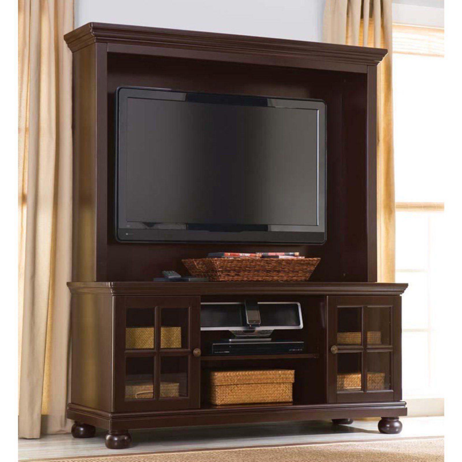 Better Home And Gardens 50" Flat Screen Tv Stand With Intended For Tv Stands For Tvs Up To 50" (View 5 of 20)