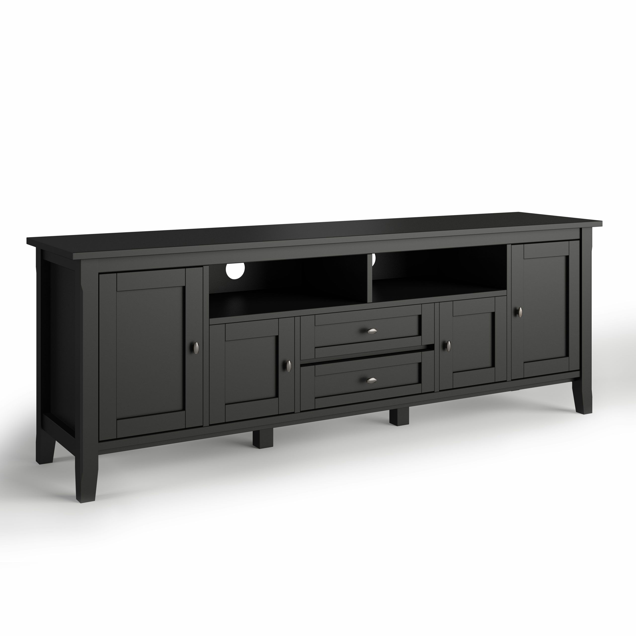 Brooklyn + Max Lexington Solid Wood 72 Inch Wide Rustic Tv Pertaining To Jackson Wide Tv Stands (View 10 of 20)