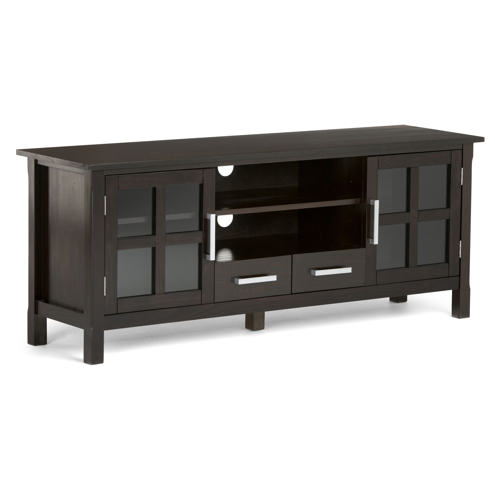 Brooklyn + Max Providence Solid Wood 60 Inch Wide Within Solid Wood Tv Stands For Tvs Up To 65" (View 8 of 20)