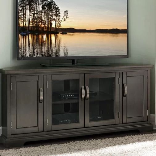 Bungalow Rose Hafner Tv Stand For Tvs Up To 60" & Reviews Pertaining To Corner Tv Stands For Tvs Up To 60" (View 11 of 20)
