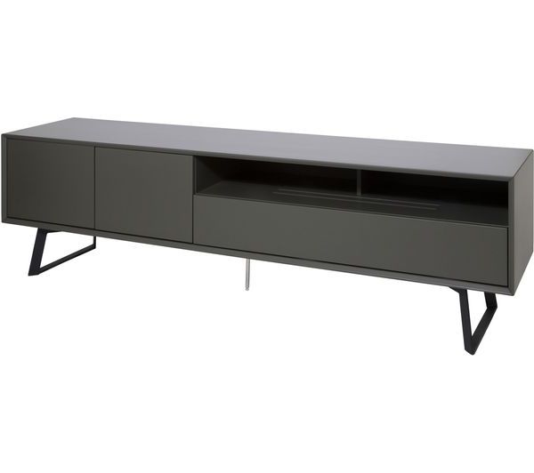 Buy Alphason Carbon 2000 Tv Stand – Grey | Free Delivery Pertaining To Carbon Wide Tv Stands (View 6 of 20)