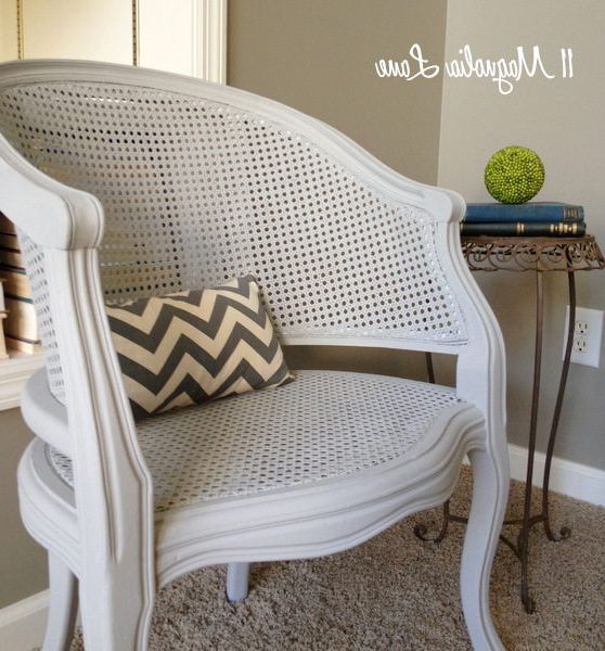 Cane Chair Update With Grey Chalk Paint | 11 Magnolia Lane For Lucy Cane Grey Corner Tv Stands (View 6 of 20)