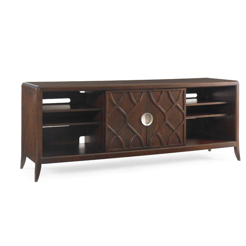 Century Paragon Solid Wood Tv Stand For Tvs Up To 85 Within Miconia Solid Wood Tv Stands For Tvs Up To 70" (View 5 of 20)
