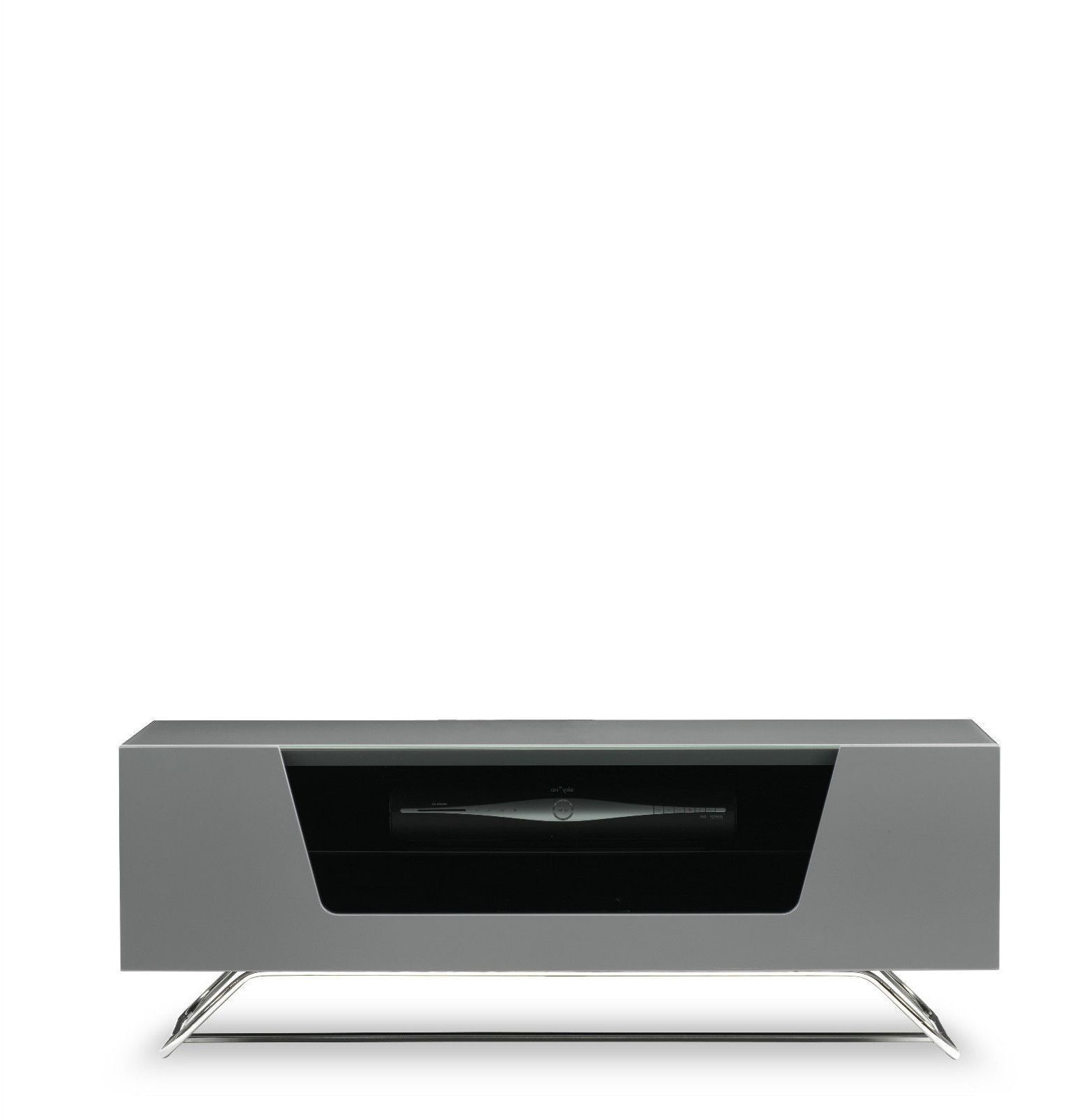Chromium Grey High Gloss Tv Cabinet 1000 – Cro2 1000cb Gry With Regard To Chromium Extra Wide Tv Unit Stands (View 17 of 20)