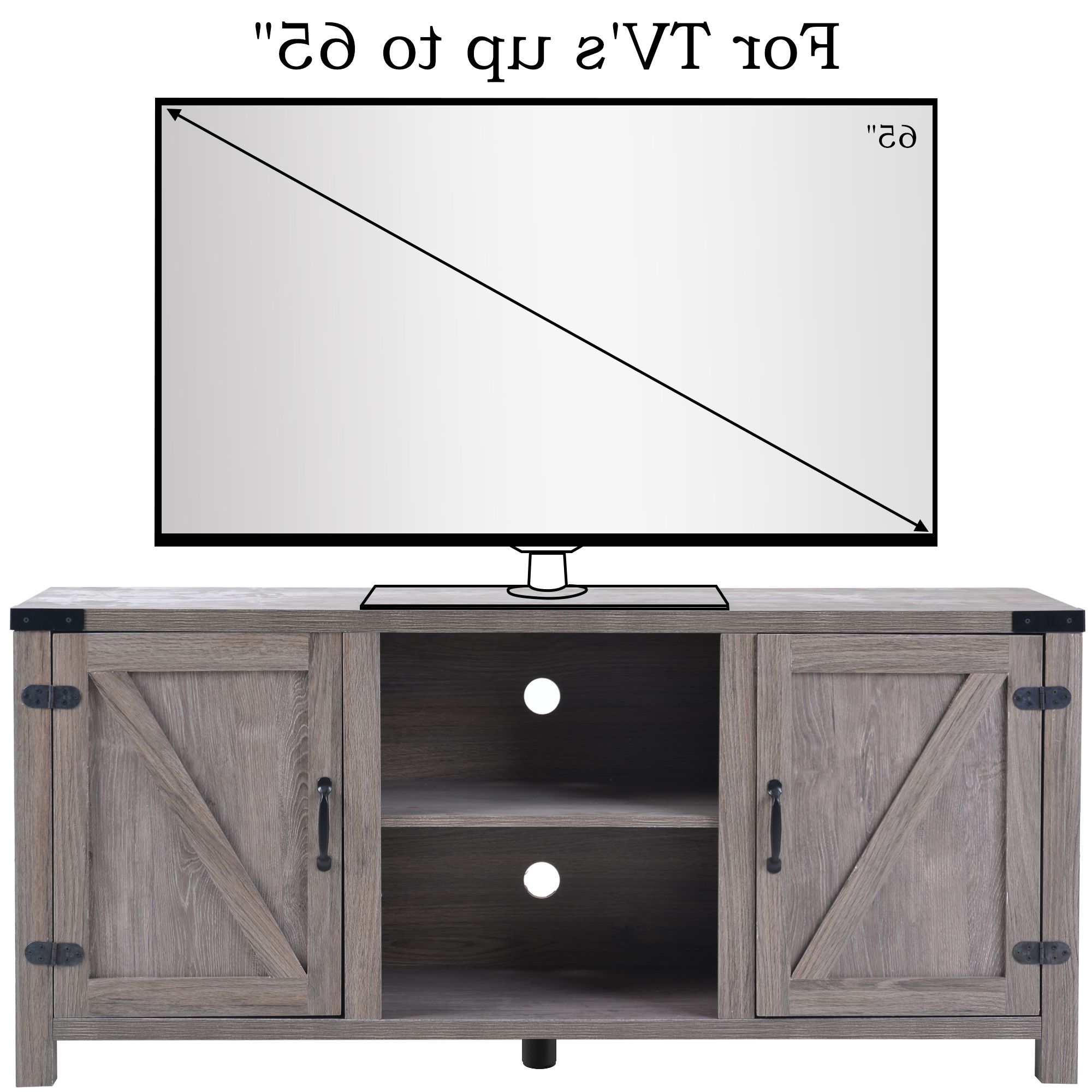 Clearance! Modern Tv Stand Cabinet, Farmhouse Tv Stand For Within Kamari Tv Stands For Tvs Up To 58" (Gallery 19 of 20)