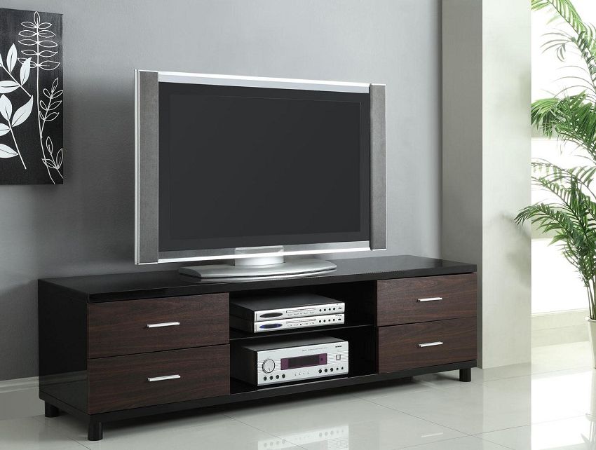Contemporary Tv Stand Orange County, Contemporary Tv Stand Regarding Modern Black Tabletop Tv Stands (View 6 of 20)