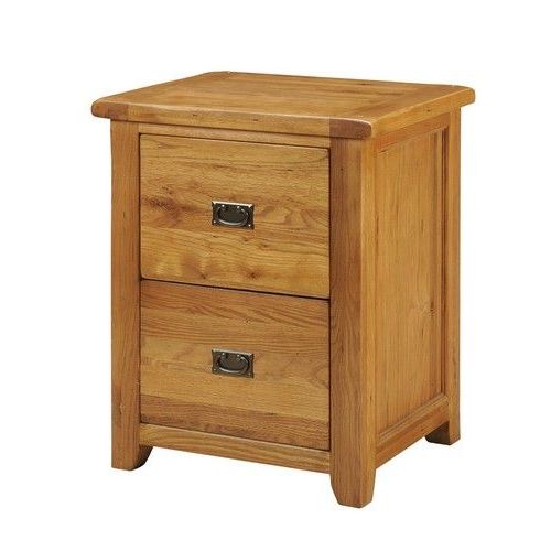 Cottage Oak 2 Drawer Filing Cabinet (j285) With Free With Bromley Oak Corner Tv Stands (Gallery 19 of 20)