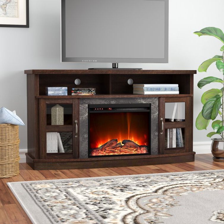 Darby Home Co Schuyler Tv Stand For Tvs Up To 60" With Within Lorraine Tv Stands For Tvs Up To 60&quot; With Fireplace Included (Gallery 13 of 20)
