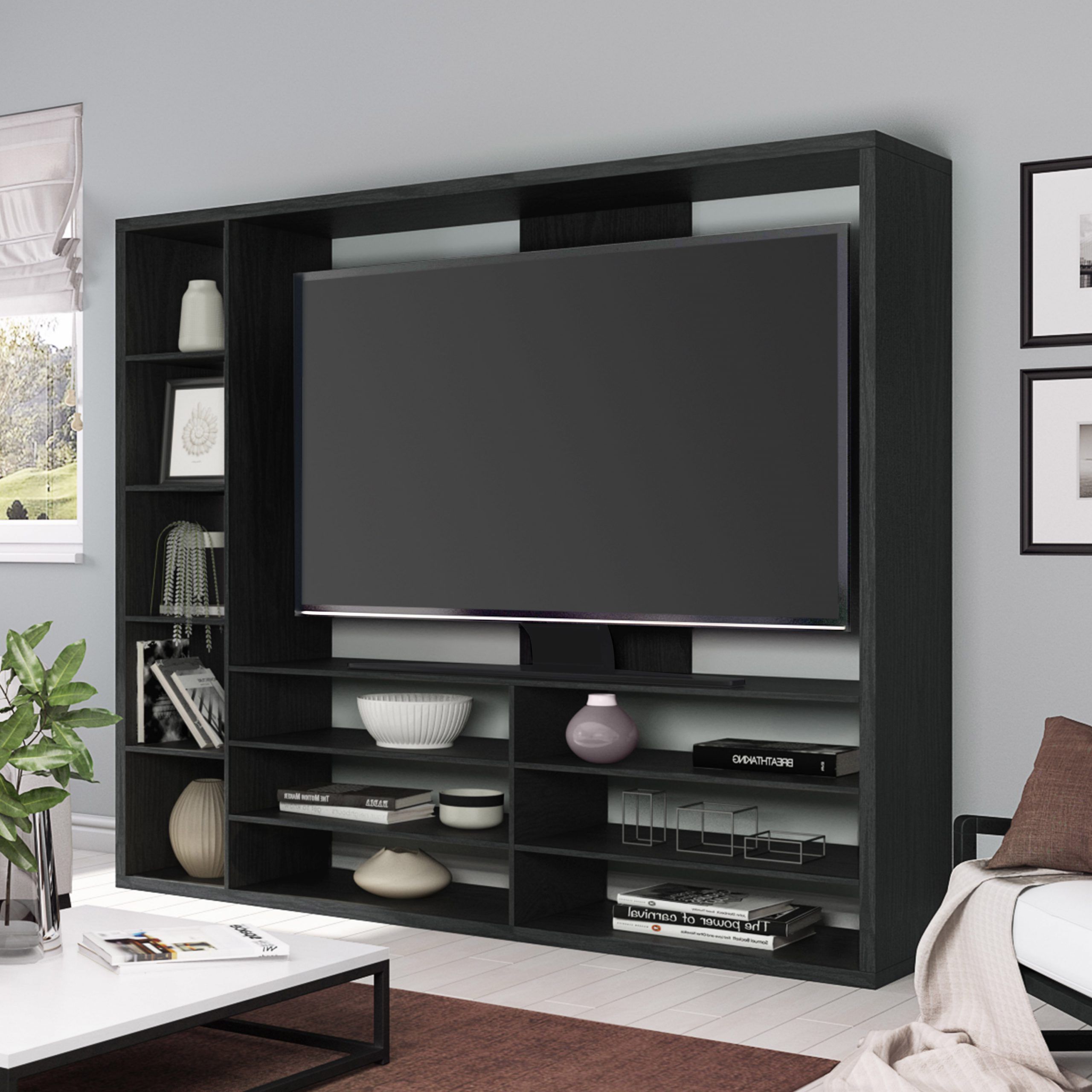 Entertainment Center Vs Tv Stand • Patio Ideas Intended For Carbon Extra Wide Tv Unit Stands (View 6 of 20)