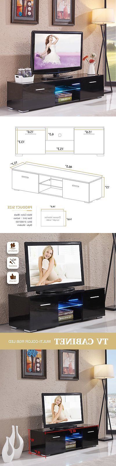 Entertainment Units Tv Stands 20488: 2 Drawers High Gloss Within Tv Stands With 2 Open Shelves 2 Drawers High Gloss Tv Unis (Gallery 15 of 20)