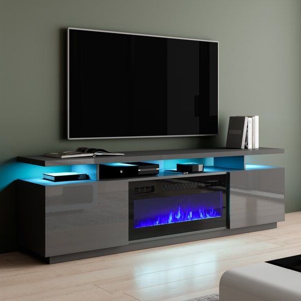 Eva K Tv Stands Tv Stand For Tvs Up To 78" With Fireplace Within Ansel Tv Stands For Tvs Up To 78" (Gallery 20 of 20)