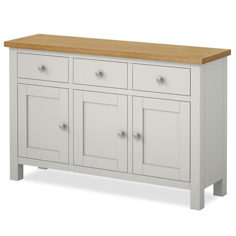Farrow Grey Large Sideboard | Large Sideboard, Grey For Bromley Grey Corner Tv Stands (Gallery 13 of 20)