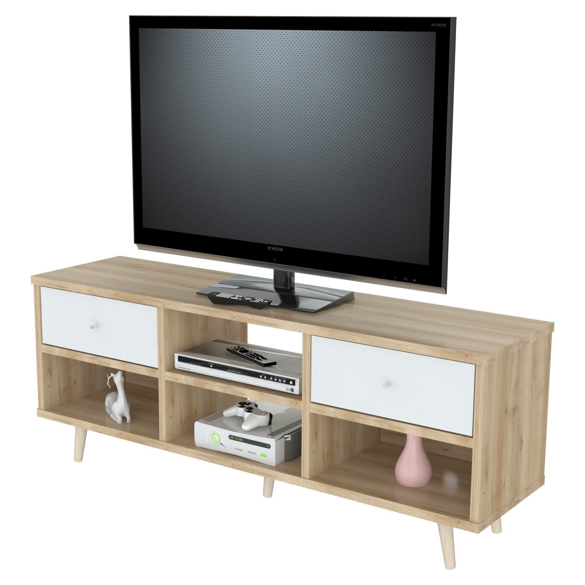 Fiona Tv Stand For Tvs Up To 65" | Entertainment Stand, 60 Throughout Corner Tv Stands For Tvs Up To 60&quot; (Gallery 8 of 20)