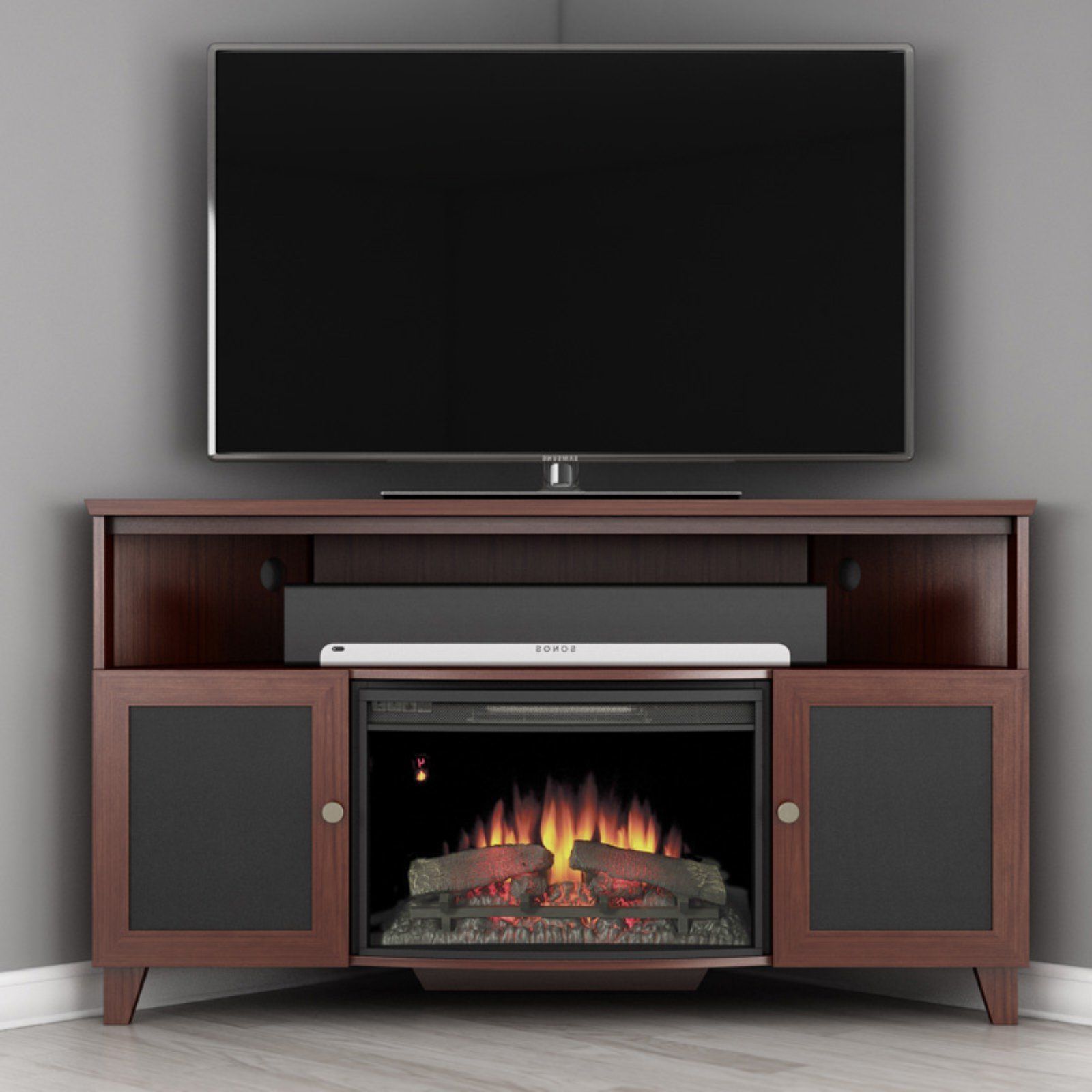 Fireplace Tv Stand 70 Inch – Ideas On Foter Pertaining To Hetton Tv Stands For Tvs Up To 70&quot; With Fireplace Included (View 11 of 20)