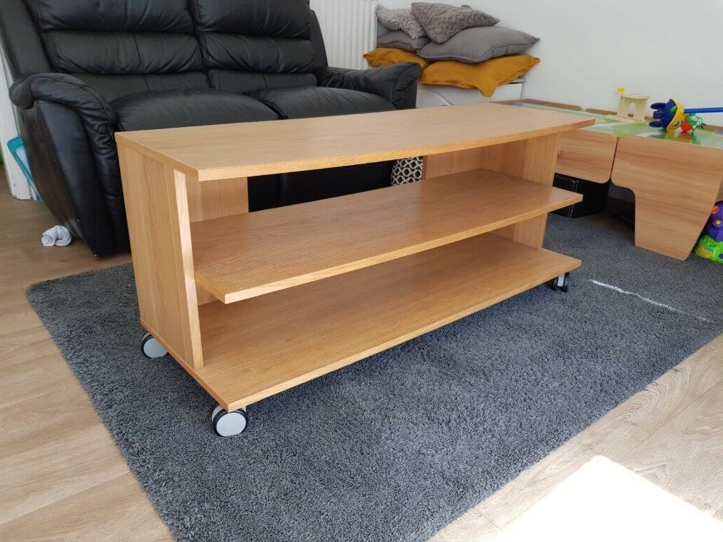 Free Ikea Oak Effect Tv Stand | In Arnold, Nottinghamshire Intended For Fulton Oak Effect Wide Tv Stands (View 15 of 20)