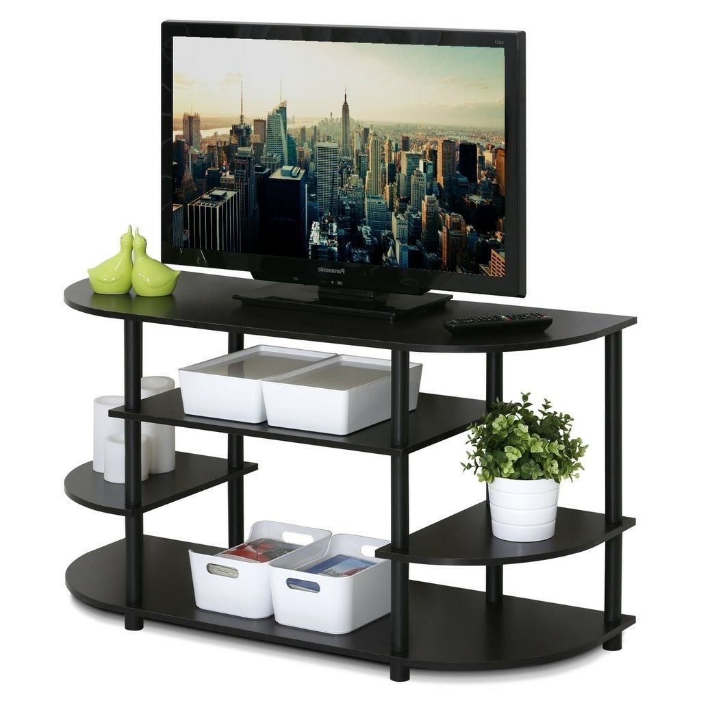 Furinno 15116ex Simple Design Corner Tv Stand Espresso Pertaining To Furinno Jaya Large Tv Stands With Storage Bin (View 3 of 20)
