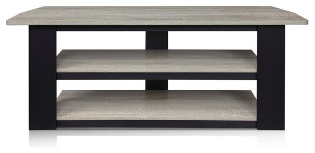 Furinno Parsons 42" Tv Stand – Contemporary Pertaining To Furinno Jaya Large Tv Stands With Storage Bin (Gallery 2 of 20)