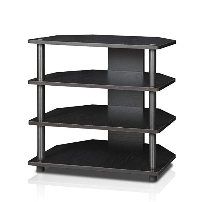 Furinno Turn N Tube Easy Assembly 4 Tier Petite Tv Stand Within Lancaster Small Tv Stands (Gallery 19 of 20)