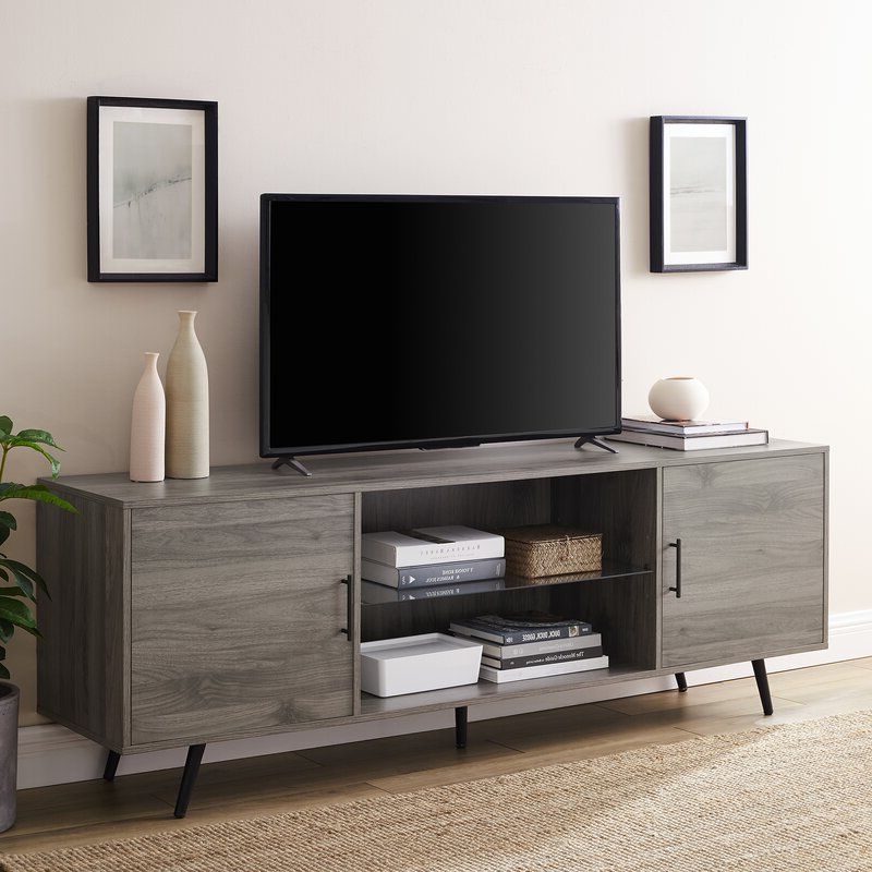 George Oliver Glenn Tv Stand For Tvs Up To 78" & Reviews Throughout Grandstaff Tv Stands For Tvs Up To 78" (Gallery 19 of 20)