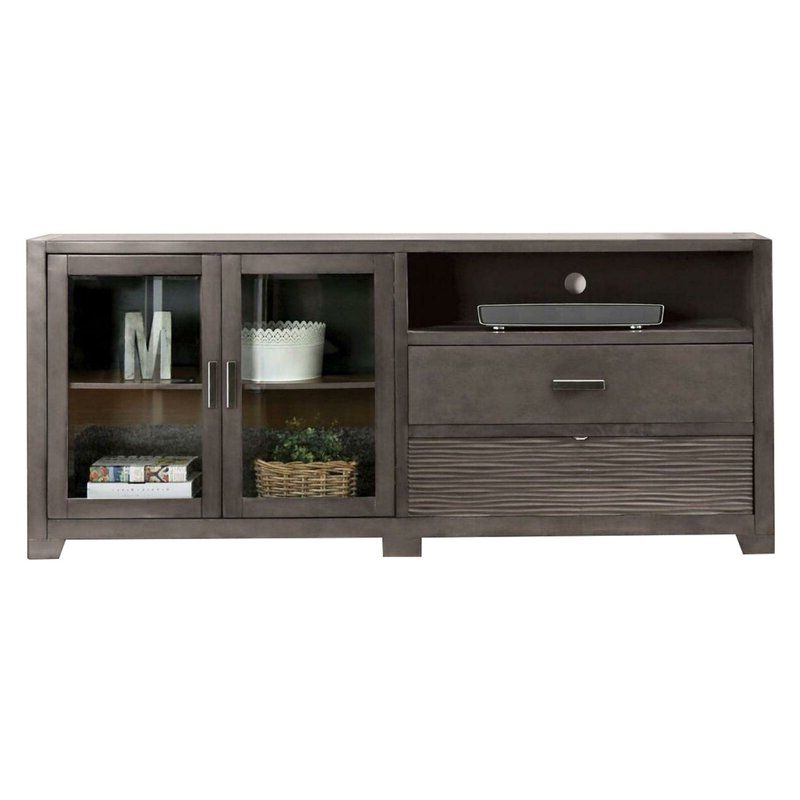 Gracie Oaks Almanza Tv Stand For Tvs Up To 88" | Wayfair Throughout Ailiana Tv Stands For Tvs Up To 88" (Gallery 11 of 20)