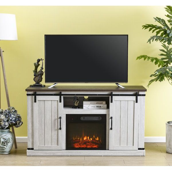 Gracie Oaks Canyonlands Tv Stand For Tvs Up To 60" With Within Lorraine Tv Stands For Tvs Up To 60&quot; With Fireplace Included (View 2 of 20)