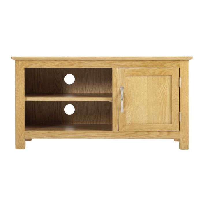 Gracie Oaks Vesper Solid Wood Tv Stand For Tvs Up To 43 Throughout Maubara Tv Stands For Tvs Up To 43" (View 13 of 20)