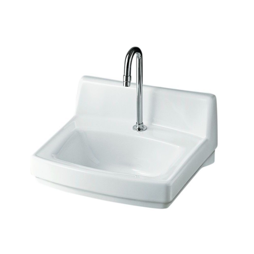 Greenwich Wall Mount Bathroom Sink In White | Rectangular With Regard To Greenwich Corner Tv Stands (Gallery 11 of 20)