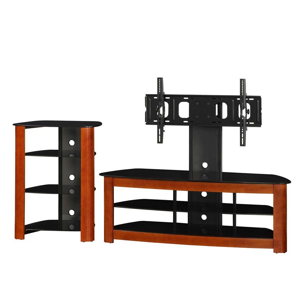Http://www.tvstandsnow/ This Deluxe, Multi Level Regarding Glass Shelves Tv Stands For Tvs Up To 60" (Gallery 16 of 20)