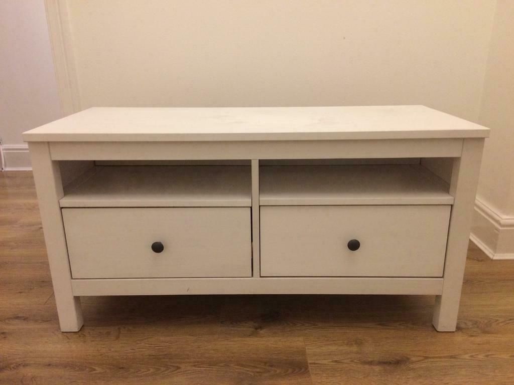 Ikea White Wooden Tv Cabinet | In Wakefield, West Intended For Scandi 2 Drawer White Tv Media Unit Stands (View 12 of 20)