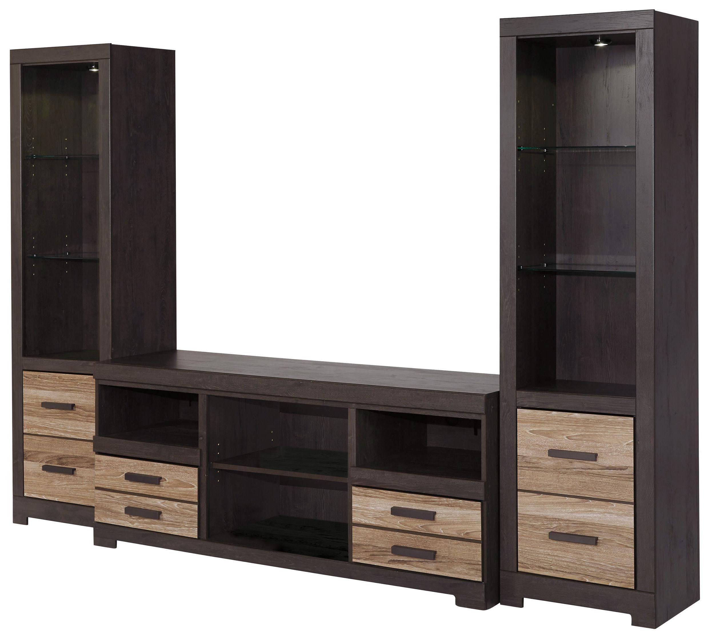 Large Tv Stand & 2 Tall Pierssignature Design Intended For Lancaster Large Tv Stands (Gallery 20 of 20)