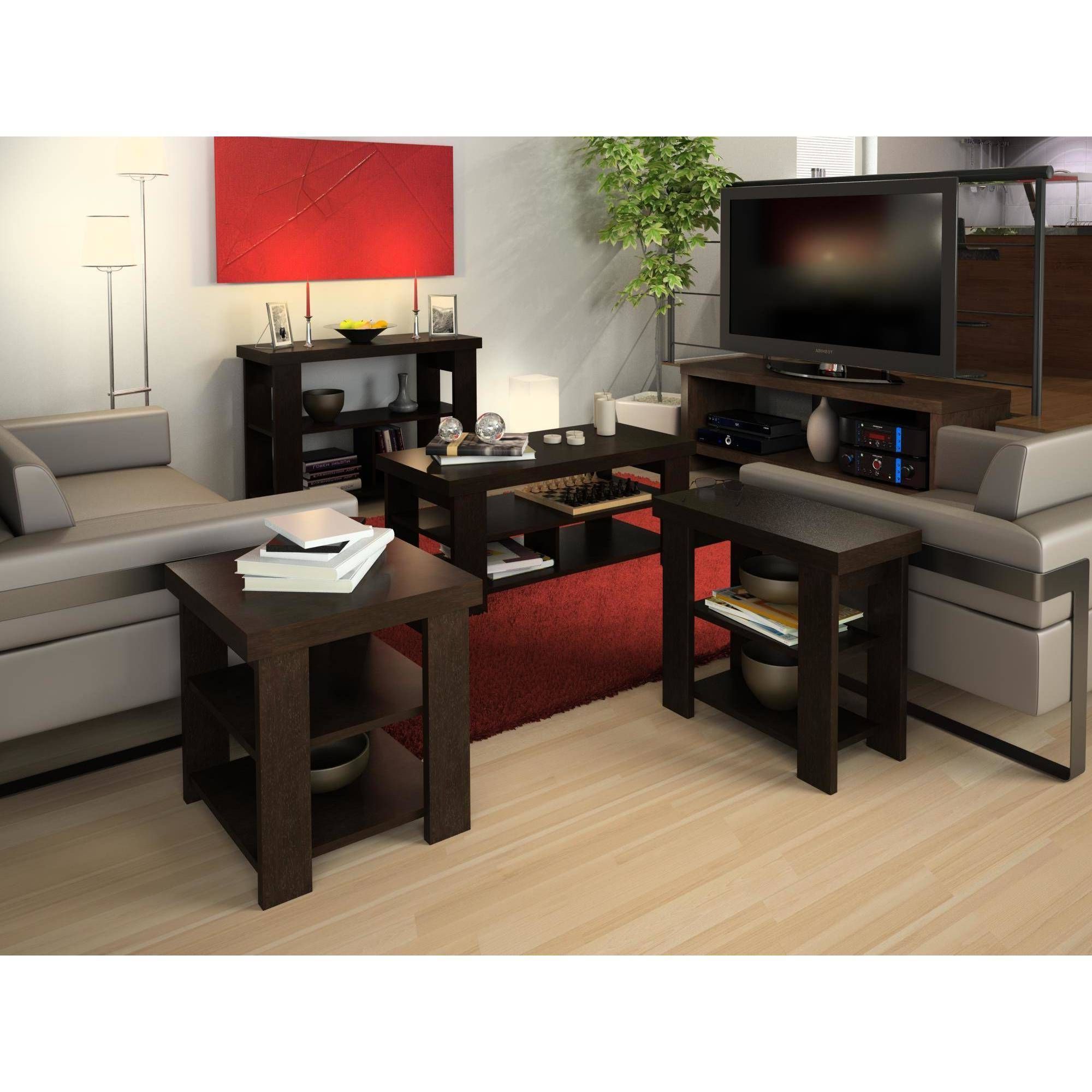 Larkin Sofa Tableameriwood – Freyzblackhatred With Ameriwood Home Carson Tv Stands With Multiple Finishes (View 16 of 20)
