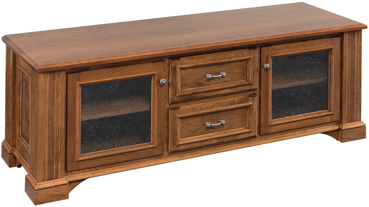 Lincoln Deluxe Plasma Tv Stand | Amish Solid Hardwood Tv Intended For Dillon Tv Stands Oak (View 3 of 20)