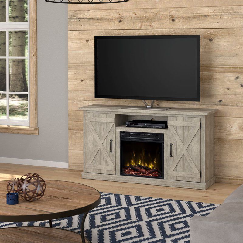 Lorraine Tv Stand For Tvs Up To 55" With Electric Pertaining To Lorraine Tv Stands For Tvs Up To 60" With Fireplace Included (Gallery 16 of 20)