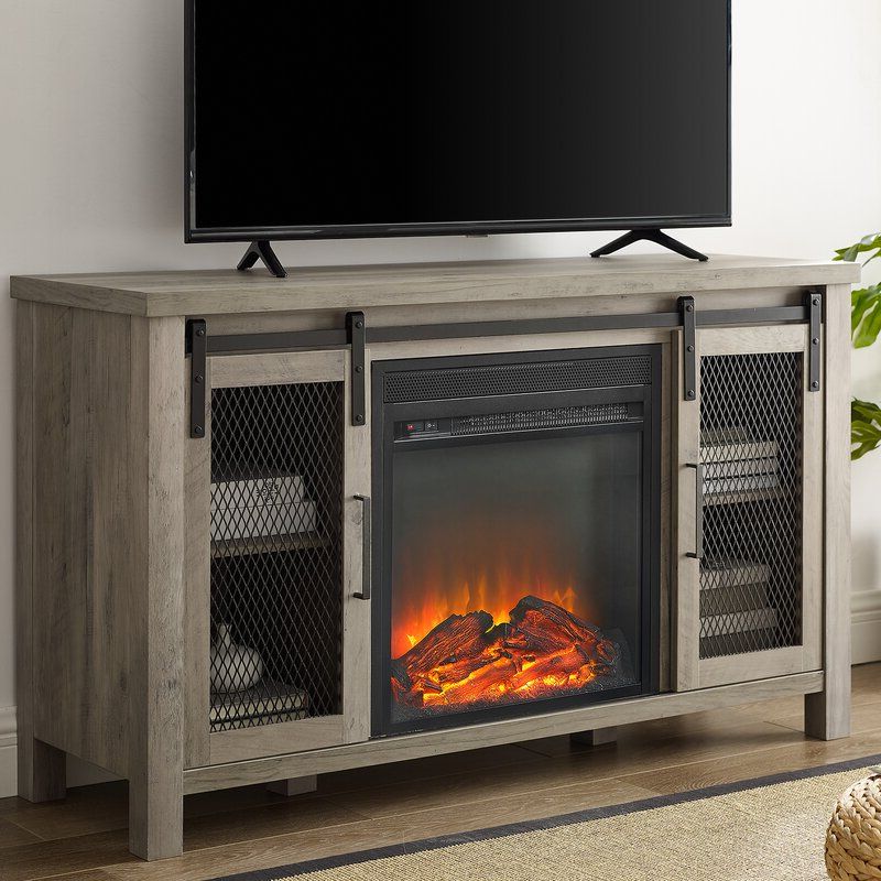 Mahan Tv Stand For Tvs Up To 55" With Fireplace Included Within Lorraine Tv Stands For Tvs Up To 60" With Fireplace Included (Gallery 19 of 20)