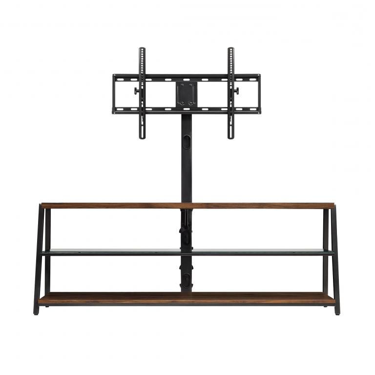 Mainstays Arris 3 In 1 Tv Stand For Televisions Up To 70 With Regard To Mainstays Arris 3 In 1 Tv Stands In Canyon Walnut Finish (View 16 of 20)