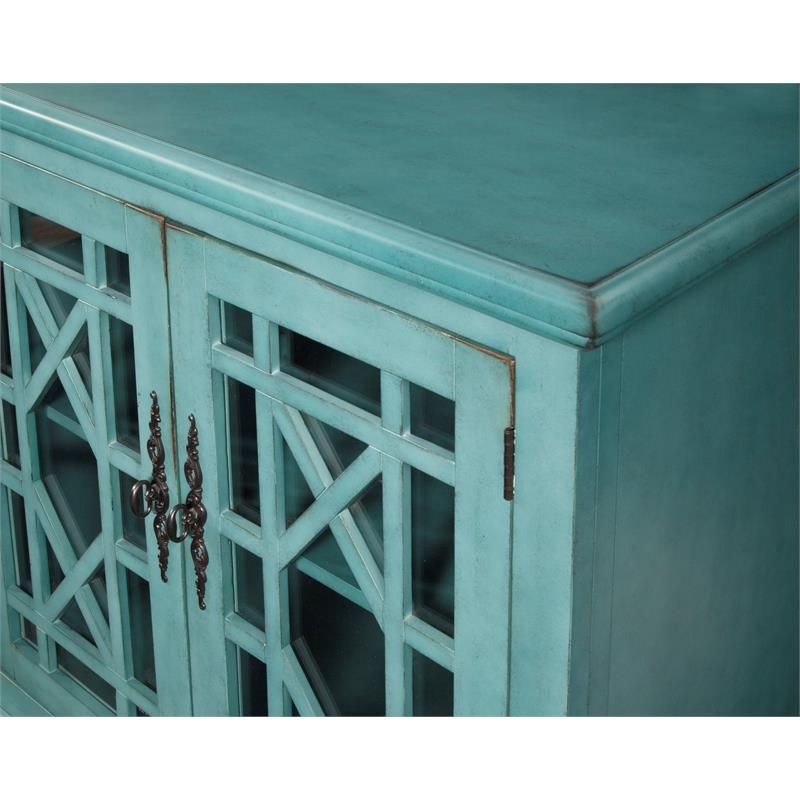 Martin Svensson Home Jules 63" Tv Stand Teal Green Finish For Jule Tv Stands (Gallery 6 of 20)